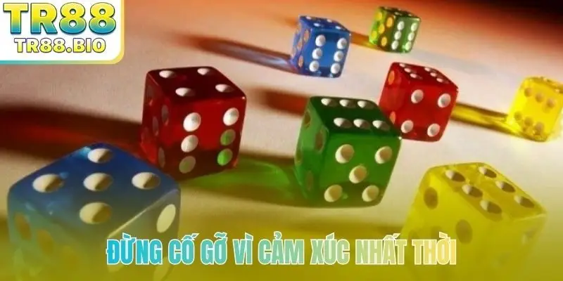 Đừng cố gỡ vì cảm xúc nhất thời