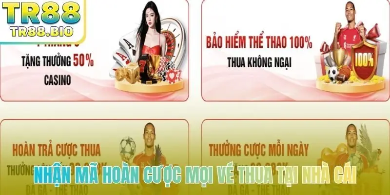 Nhận mã hoàn cược mọi vé thua tại nhà cái